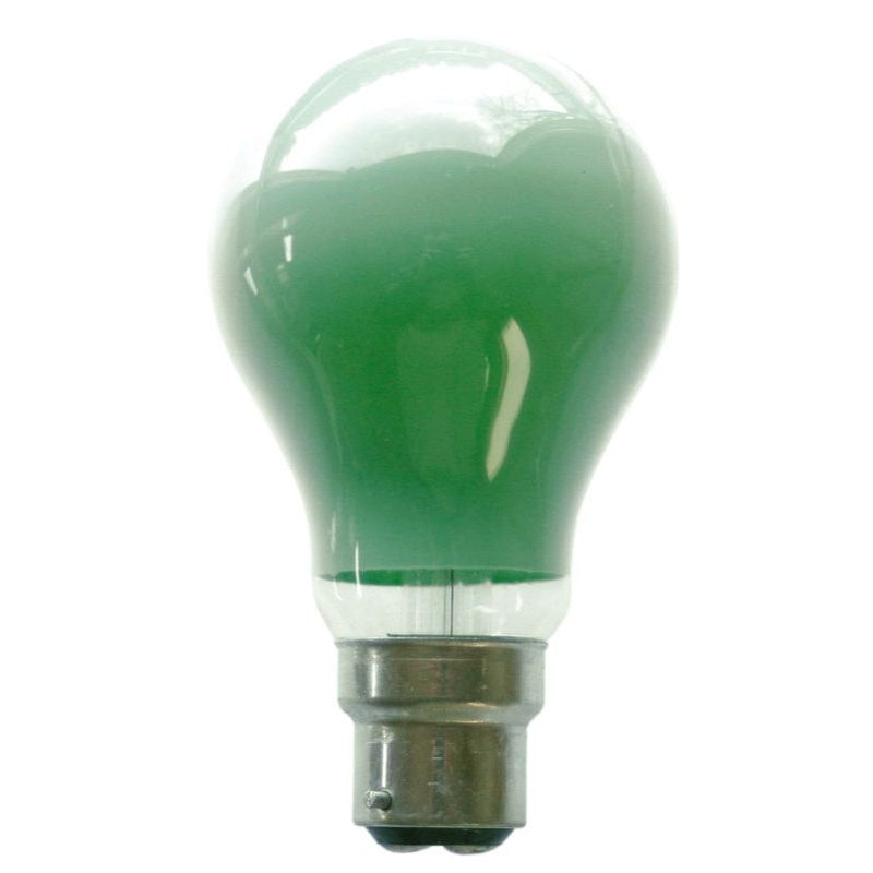 Scharnberger+Hasenbein - Allgebrauchsglühlampe Standard Allgebrauchslampe B60x105 40366 B22d 230V 25W grün