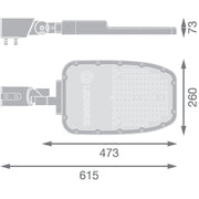 Ledvance - Straßen- und Platzleuchte LED-Mastan-/aufsatzleuchte SLAREA#4099854079825 730, Z48-60