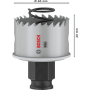 Bosch - Lochsäge PRO Sheet Metal PC Plus 2608594451 Lochsäge, 40 mm
