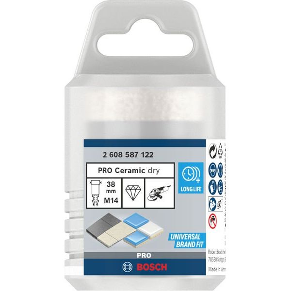 Bosch - Bohrer PRO Ceramic dry 2608587122 Trockenbohrkrone 38