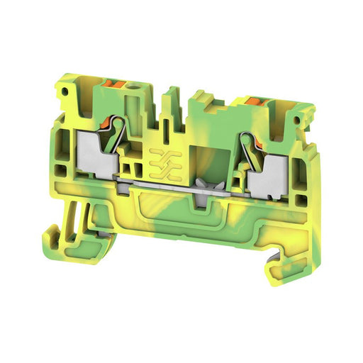 Weidmüller - Schutzleiter-Reihenklemme A2C 2.5 PE 2,5qmm, gn/ge − 1 Stück