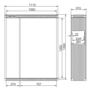 ABN - Leergehäuse Kabelverteilerschrank SL132V