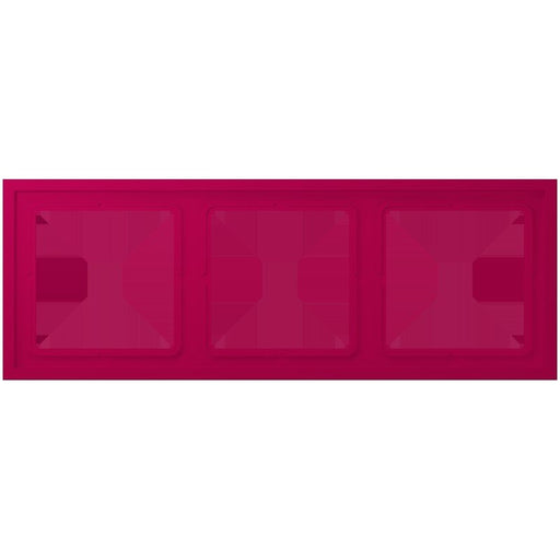 Jung - Abdeckrahmen Rahmen 3-fach LCZ 983 BF 230 rouge rubia