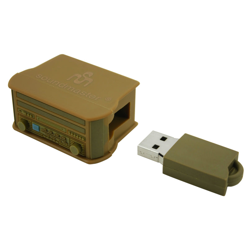 Soundmaster - Speichermedium digital 8 GB-USB-Stick NR5U br Miniaturnachahmung