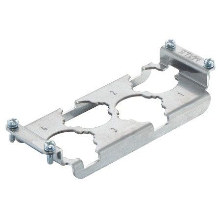 Harting - Befestigungselement für Industriesteckverbinder Halterahmen Stifteinsätze 09110009941 4x Han HC Modular250 − 50 Stück