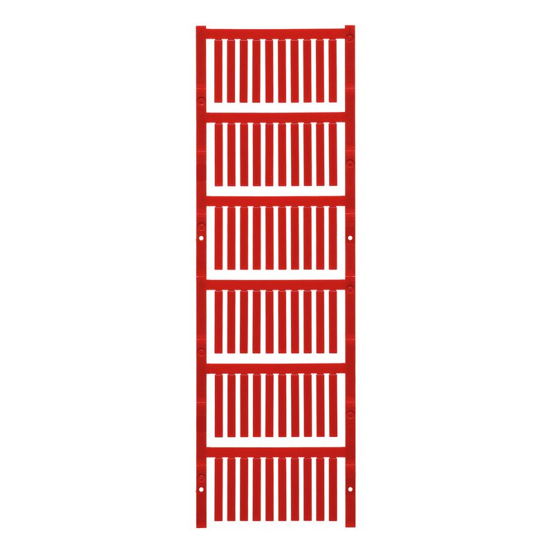 Weidmüller - Kabelmarkierungssystem Leitermarkierer TM-I 30MC NEUTRAL RT MultiCard,30x4mm,rot − 300 Stück