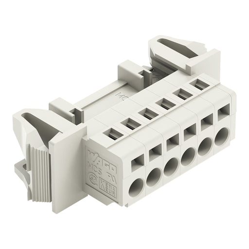 WAGO - Kabelsteckverbinder für Leiterplattensteckverbinder 1-Leiter-Stiftleiste 721-606/114-000 CAGECLAMP,2,5mm²,lgr − 50 Stück