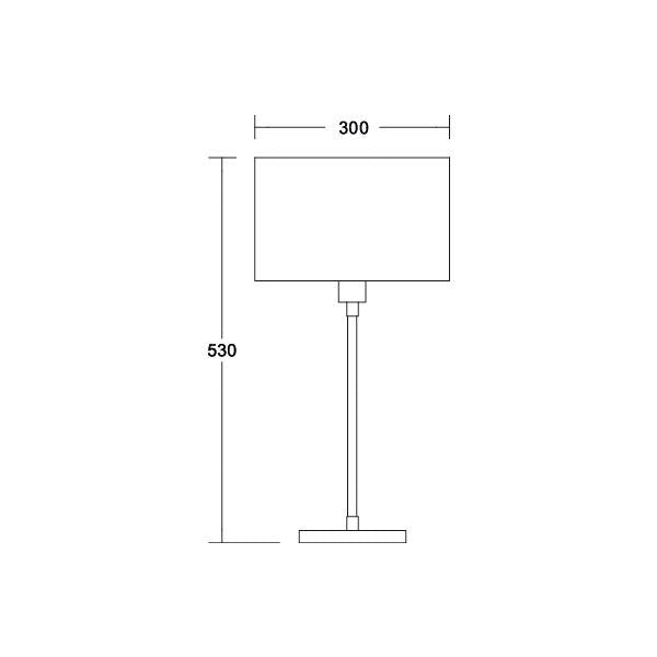 Brumberg Leuchten - Tischleuchte 58106020 1xE27 max. 60W