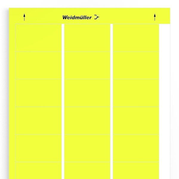 Weidmüller - Kennzeichnungsmaterial Gerätemarkierer LM MT300 60X36 GE − 10 Stück