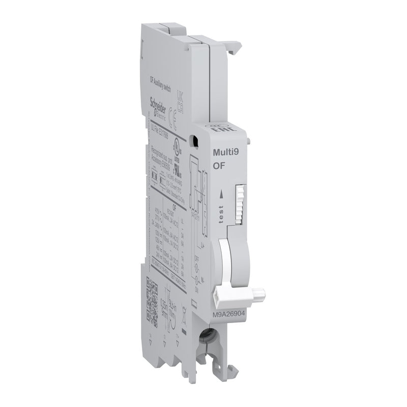 Schneider Electric - Zusatzeinrichtung für Reiheneinbaugeräte Hilfsschalter M9A26904 OF 1Wechsler100mA-6A