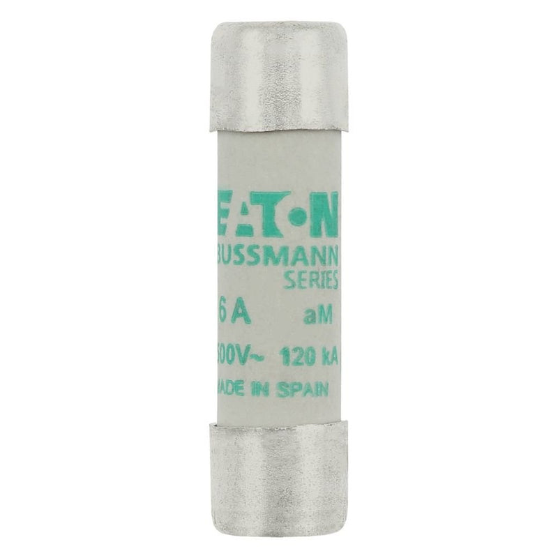 Eaton - Zylindrische Sicherung Sicherungseinsatz Nieders. C10M6 6A AC 500V 120kA − 10 Stück