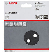 Bosch - Schleifpapier/Schleifvlies PRO F355 Schleifblatt, 125 2608605116 mm, G100, 5-tlg