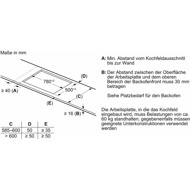 Constructa-Neff - Kochfeld EB-Autark-Kochfeld T68STV4L0 FlexInduction