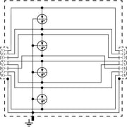 DEHN - Überspannungsableiter für Informations-/MSR-Technik Überspannungsableiter DPA M CLD RJ45B 48 mit 2 RJ45-Buchsen
