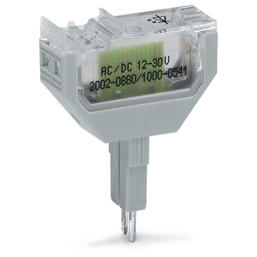 WAGO - Bauelementestecker 2002-880/1000-836 2-polig,LED rot,grau − 50 Stück