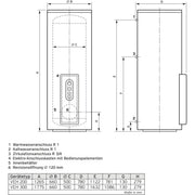 Vaillant - Warmwasserspeicher elektrisch Warmwasserspeicher VEH 200 eloStor geschlossenes System