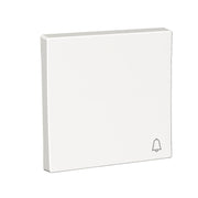 Elso - Abdeckung/Bedienelement für Installationsschalterprogramme Wippe mit Symbol Klingel WDE002022 für Exxact weiss