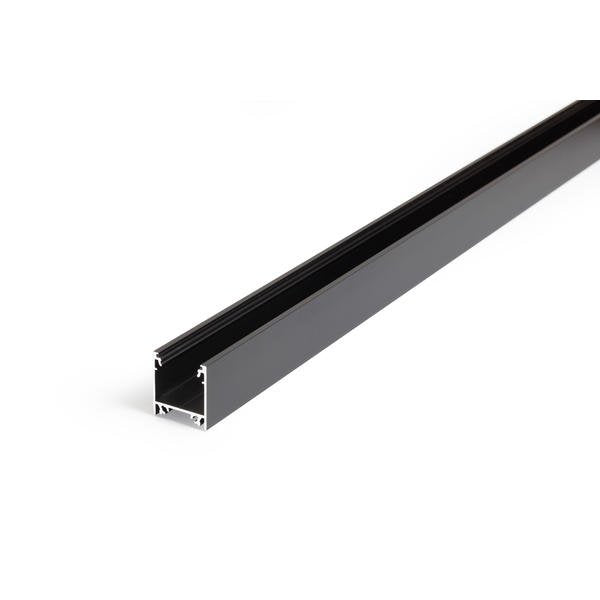 Brumberg Leuchten - Mechanisches Zubehör/Ersatzteile für Leuchten LED-Alu-Profil 2000mm 53603080 schwarz