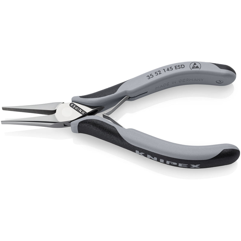 Knipex - Spezialwerkzeug für Kommunikationstechnik Elektronik-Greifzange ESD 35 52 145 ESD durchgesteckt Gelenk