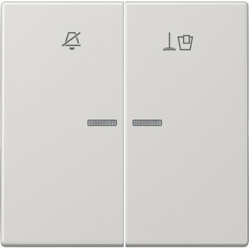 Jung - Abdeckung/Bedienelement für Installationsschalterprogramme Hotelwippe Innenstelle LS RU KO5 M LG n.stören,Zimmer aufr