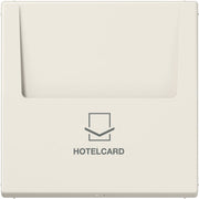 Jung - Abdeckung/Bedienelement für Installationsschalterprogramme Hotelcard-Schalter ws LS 590 CARD ohne Taster-Einsatz