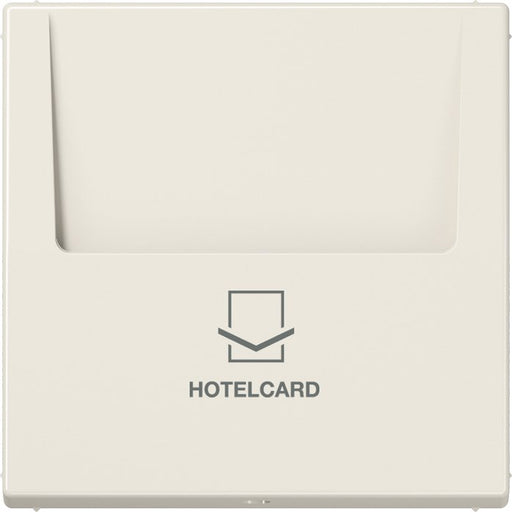 Jung - Abdeckung/Bedienelement für Installationsschalterprogramme Hotelcard-Schalter ws LS 590 CARD ohne Taster-Einsatz