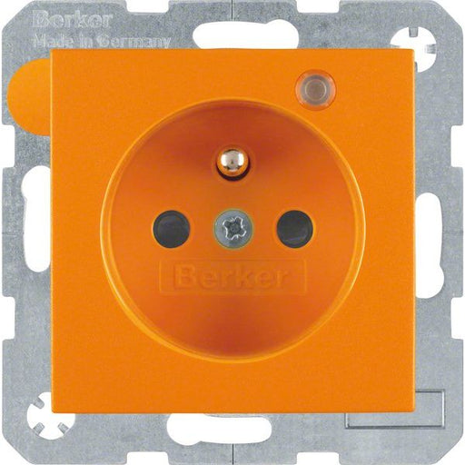 Berker - Steckdose Glas or matt 6765091914 Kontroll-LED