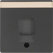 Berker - Einsatz/Abdeckung für Kommunikationstechnik Zentralstück anth/sa 11706086 m.Staubschutzschieb