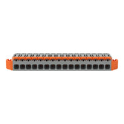 WAGO - Kabelsteckverbinder für Leiterplattensteckverbinder Federleiste 1-Leiter Hebel 2231-1116/038-000 Push-in Cage Clamp − 25 Stück
