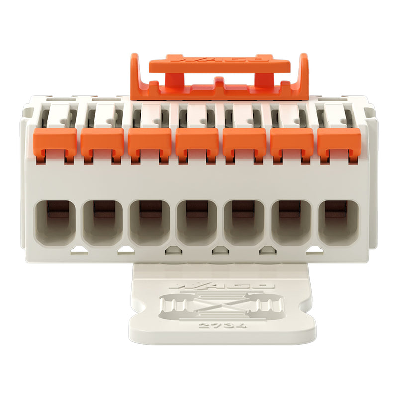 WAGO - Kabelsteckverbinder für Leiterplattensteckverbinder 1-Leiter-Federleiste 27341107328000300000 PushinCAGECLAMP,lgr − 50 Stück