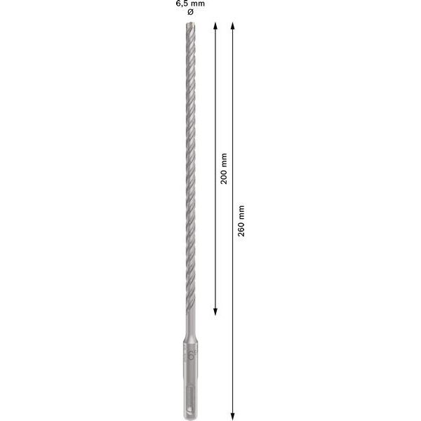 Bosch - Bohrer PRO SDS plus-5X 2608833784 Hammerbohrer 6,5 x