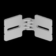 Unex - Verbinder für Kabeltragsystem Horizontales Gelenkstück 67844-44 ück 85 mm − 12 Stück