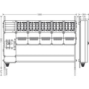 Hensel - Verteilerschrank für Energieversorgung Ladeverteiler Mi EV 22kW 20000 f.20 Ladep. a 22kW