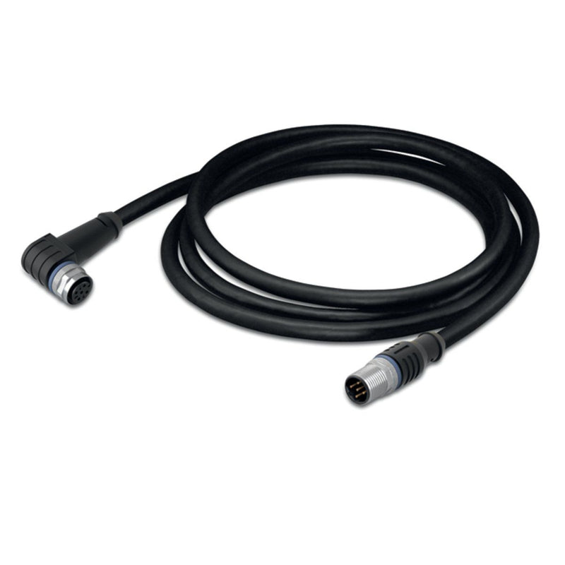 WAGO - Konfektioniertes Sensor-Aktor-Kabel Sensor-/Aktorleitung M12A 756-5403/030-010 Bu.,w.,M12A-St., ax
