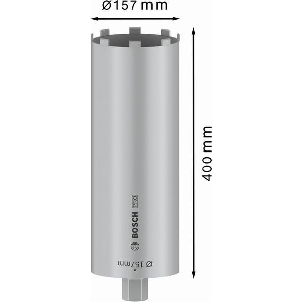 Bosch - Bohrkrone PRO Trockenbohrkrone, 157 2608601414 x 400 mm 1 1/4-Zoll