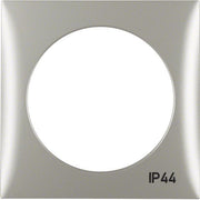Berker - Abdeckrahmen Rahmen chrom matt/lack 918272568 mit Aufdruck IP44