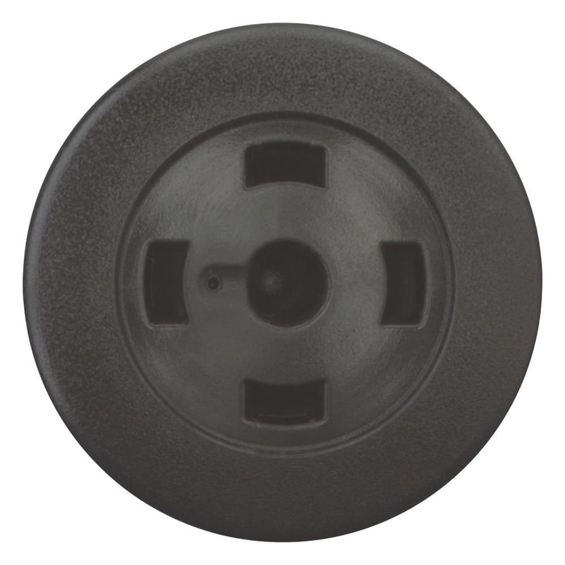 Eaton - Frontelement für Pilztaster Pilzdrucktaste M22S-DRP-S-X schw.,o. Schild,rast