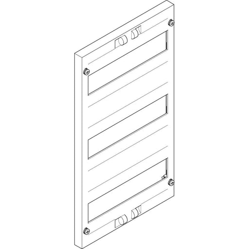 ABN - Abdeckung für Verteilerfeld Abdeckplatte FAO13N10 (VE10) 250x450mm 1FB/3RE