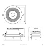 EVN Lichttechnik - Downlight/Strahler/Flutlicht LED-Downlight ED54350925 DALI