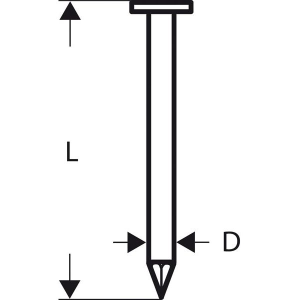 Bosch - Nagel für Nagelgerät Rundkopf-Streifennagel 2608200031(VE2500) SN21RK 90 3,1 mm 90