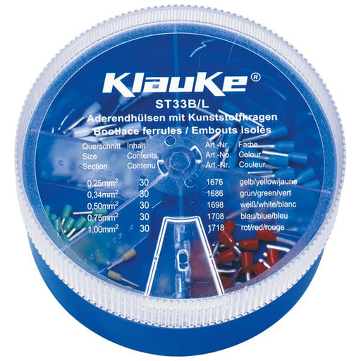 Klauke - Sortimentskasten für Anschluss- und Verbindungstechnik Streudose ST33L