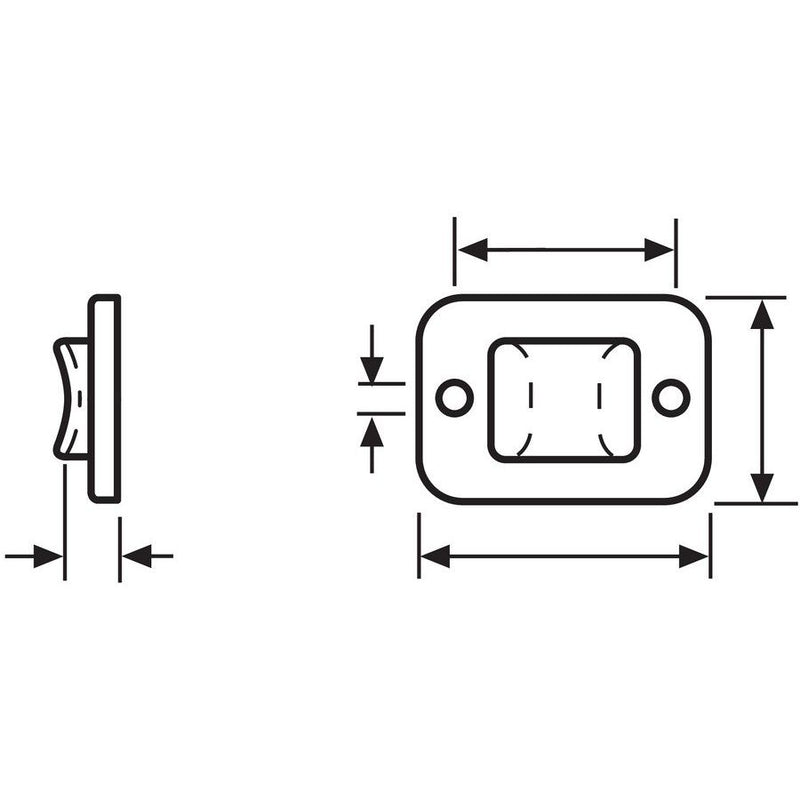 HellermannTyton - Befestigungssockel und -element für Kabelbinder Befestigungssockel TY3G1S-N66-NA − 100 Stück