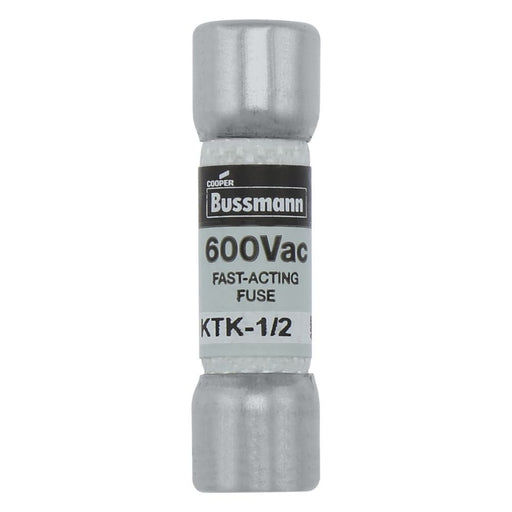 Eaton - HRC-Sicherung Sicherungseinsatz KTK-1/2 0.5 A, AC 600 V − 10 Stück
