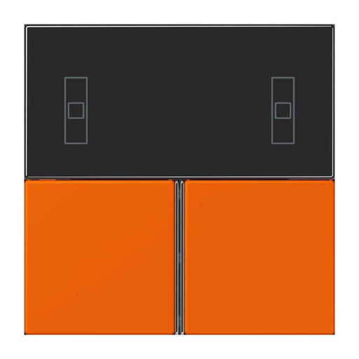 Jung - Abdeckung/Bedienelement für Installationsschalterprogramme Tastensatz 3fach LC 4093 TSA 224 orange