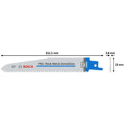 Bosch - Säbelsägeblatt PRO Thick Metal Demolition 2608657527 S930CF
