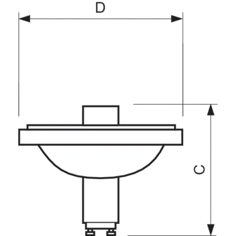 Philips Lighting - Halogen-Metalldampflampe mit Reflektor Halogenmetalldampflampe CDM-R111 #68978200 Elite 70W/930 40Gr