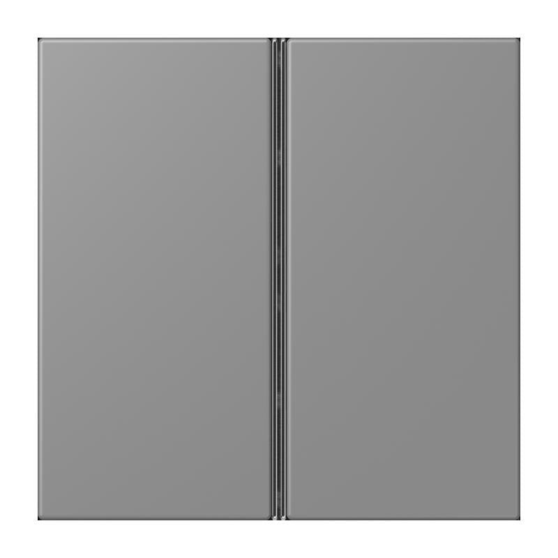 Jung - Abdeckung/Bedienelement für Installationsschalterprogramme Tastensatz 2fach LC 402 TSA 203 gris 31