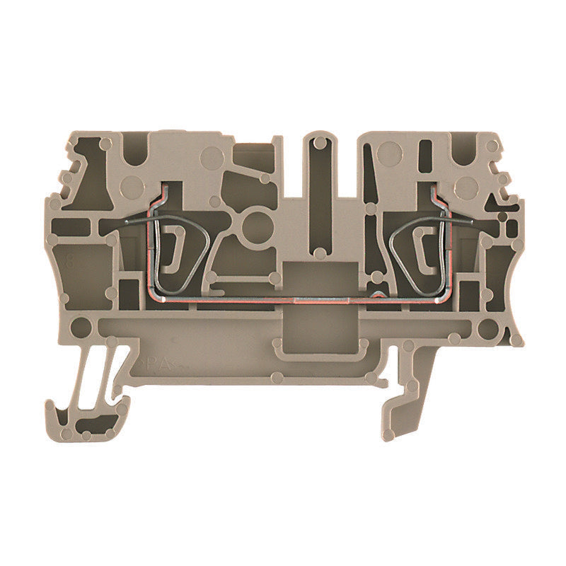 Weidmüller - Durchgangs-Reihenklemme Durchgangsklemme ZDU 2.5 beige