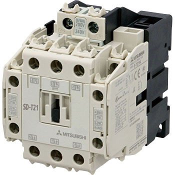 Mitsubishi Electric - Leistungsschütz zum Schalten von Wechselstrom Leistungsschütz SD-T21 DC24V 2A2B