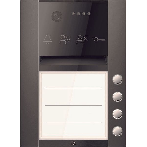 TCS Tür Control - Türstation für Türkommunikation PES PRO Video Außenstation AVA610104-0017 4T AP R7016